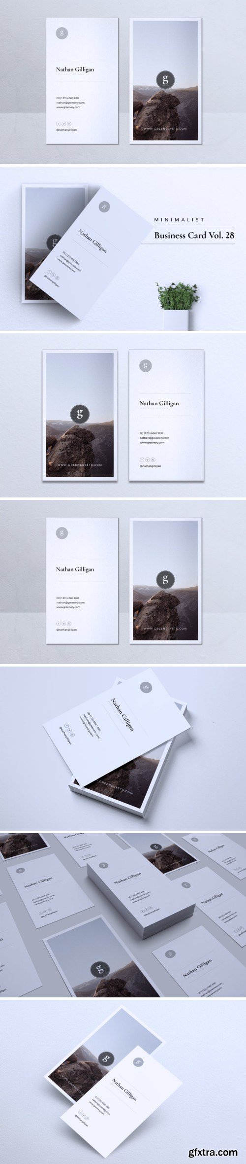 Minimalist Business Card Vol. 28