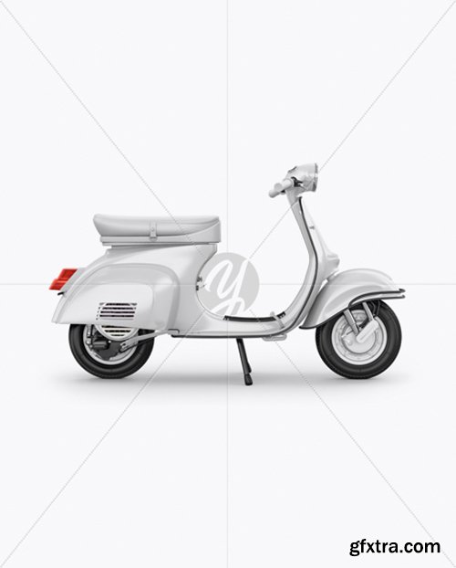 Vespa Scooter Mockup - Right Side View 19826