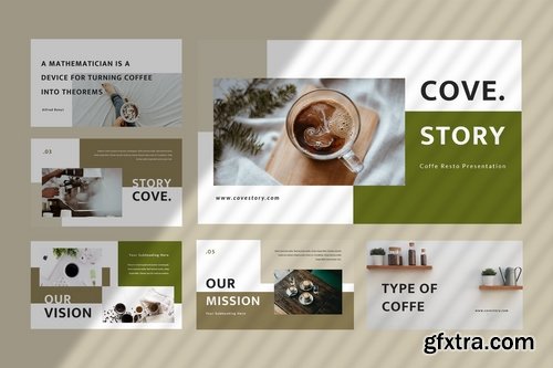 Cove Story - Powerpoint Google Slides and Keynote Templates