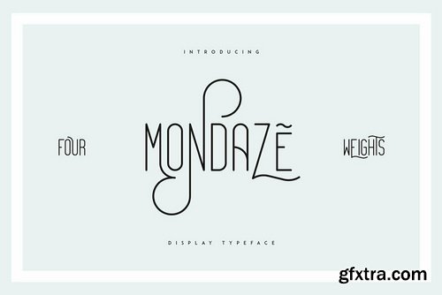 Mondaze Font Family