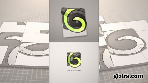 Videohive Cube Puzzle Logo Reveal 22833789