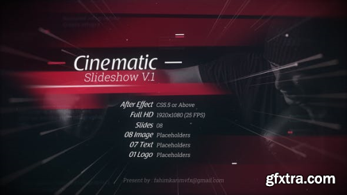 Videohive Cinematic Slideshow V.1 22539892