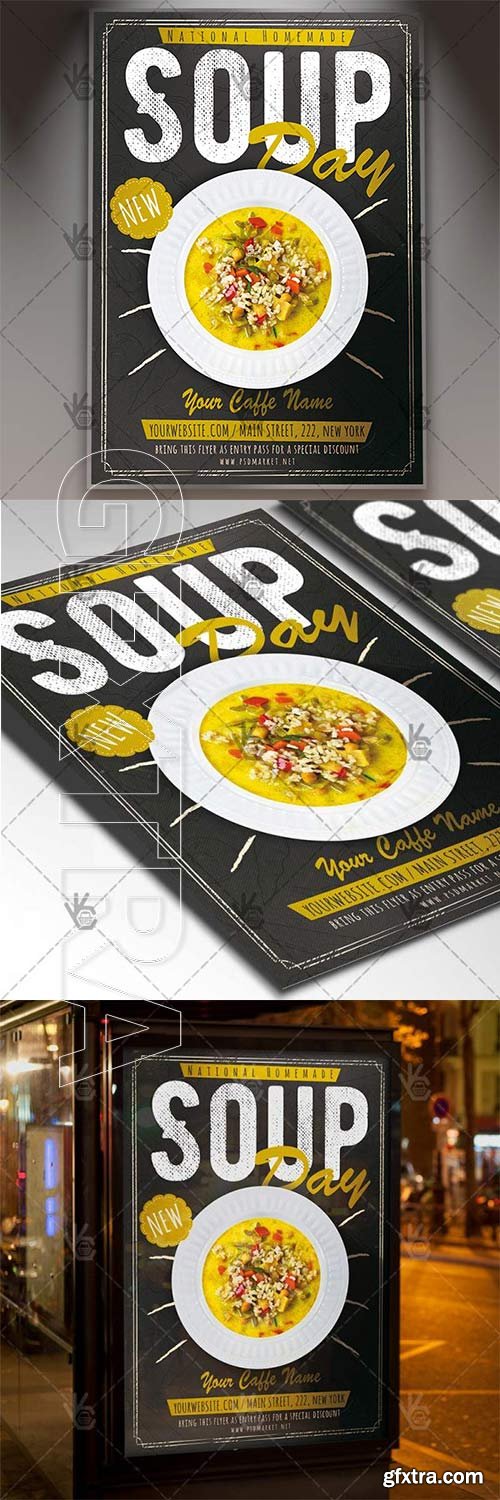 Soup Day – Food Flyer PSD Template