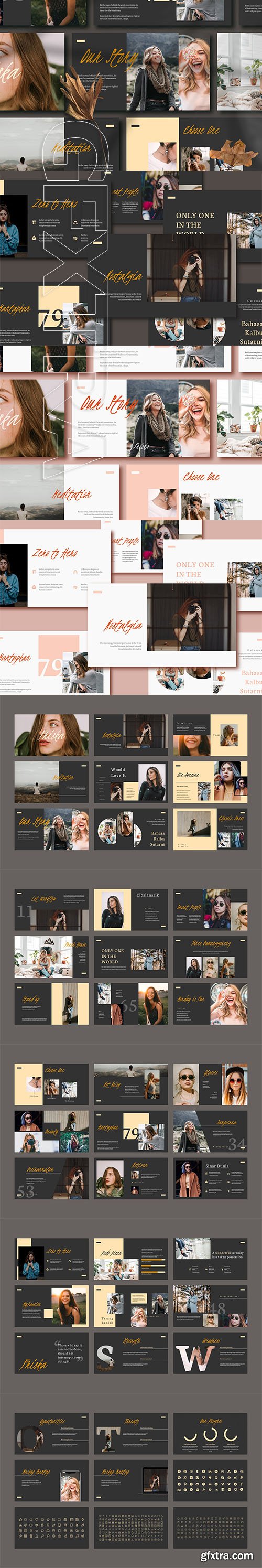 CreativeMarket - Friska - PowerPoint Template 3712383