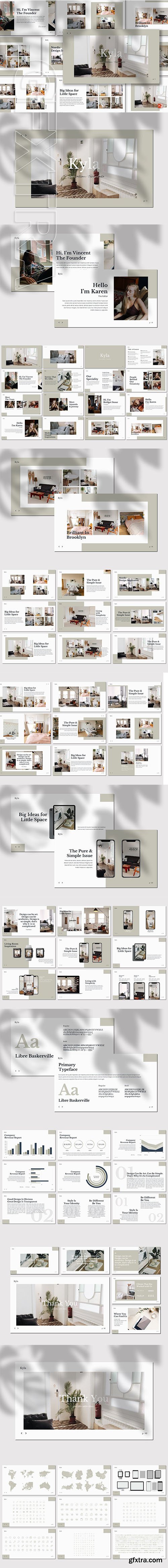 CreativeMarket - Kyla - Powerpoint Template 3713775