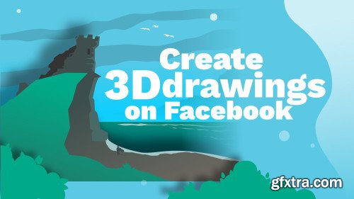 Create 3D drawings on Facebook with Inkscape!