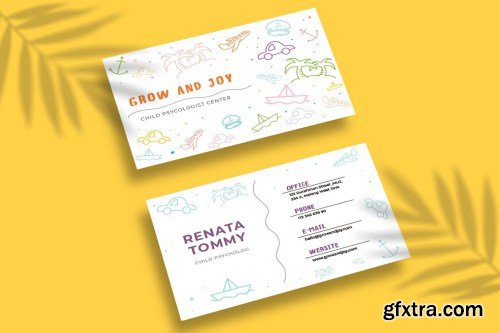 Child Psychology Business Card