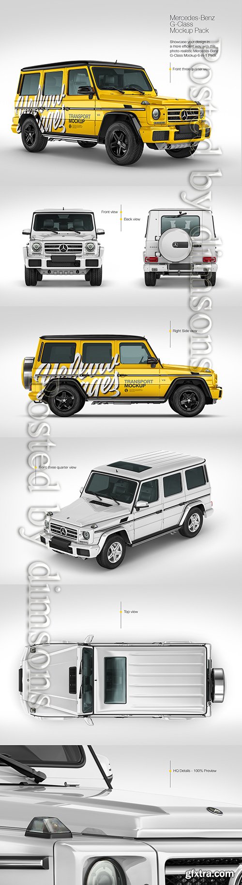 Mercedes Benz G Сlass Mockup