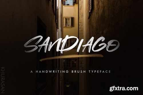 Sandiago Brush Font