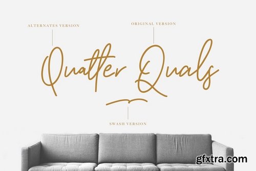 Qulliness Signature Font