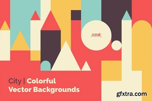 City ?Abstract Colorful Vector Backgrounds