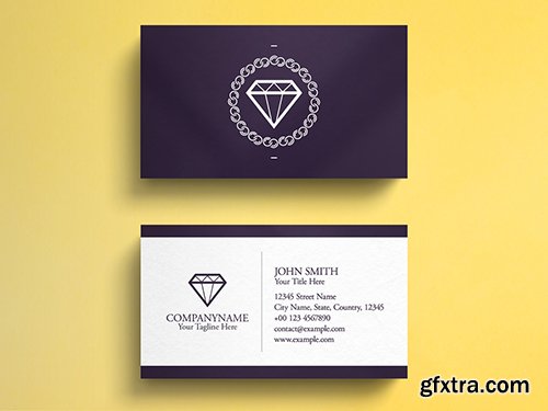 Jewelry Business Card Layout 260559273