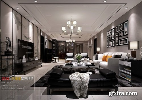 Modern Living Room 101 Interior Scene