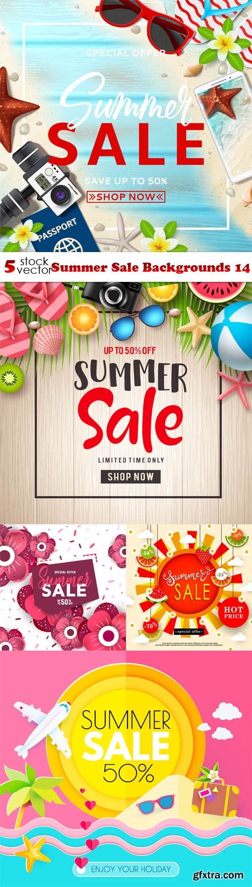 Vectors - Summer Sale Backgrounds 14