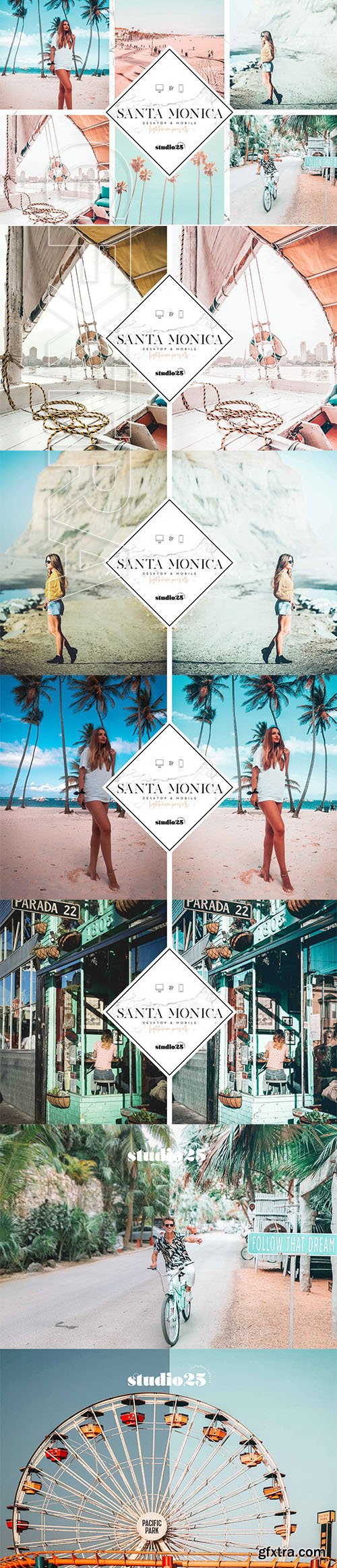 CreativeMarket - Santa Monica Summer Lightroom Preset 3713835