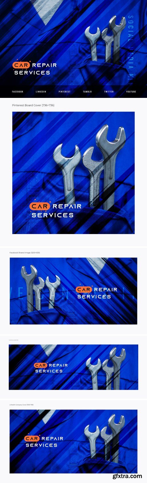 Car Repair Service – Automotive Social Media Kit