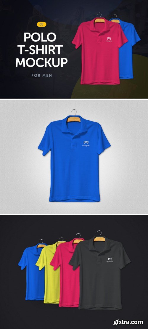 Polo T-Shirt Mockup 5.0