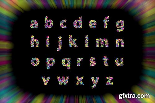 Colorblind OTF Colorful Font