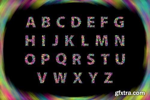 Colorblind OTF Colorful Font