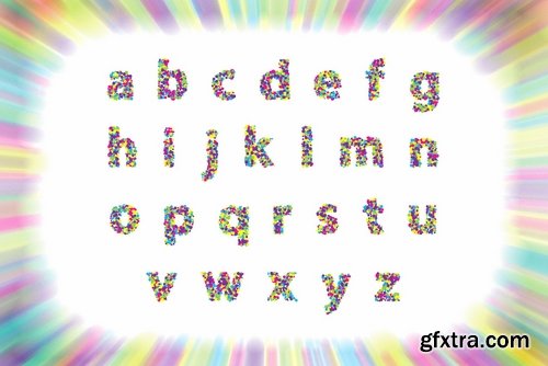 Colorblind OTF Colorful Font