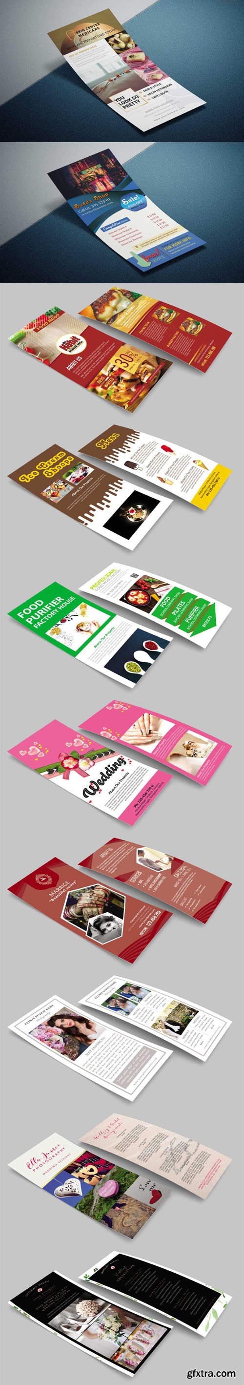 10+ Premium Rack Cards PSD Templates Collection