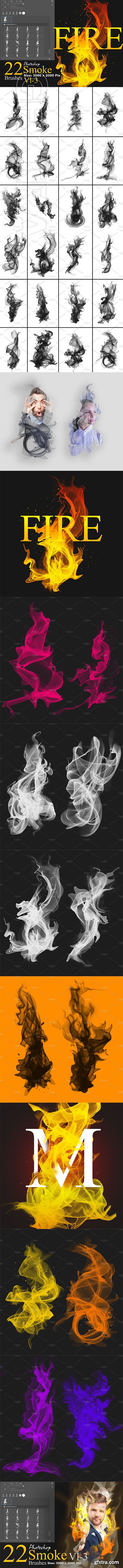 CreativeMarket - Smoke Photoshop Brushes 3678200