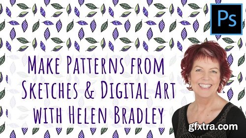 Make Patterns from Sketches & Digital Art - A Photoshop for Lunch™ Class