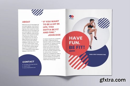 Fitness Trainer Coach Brochure Bifold