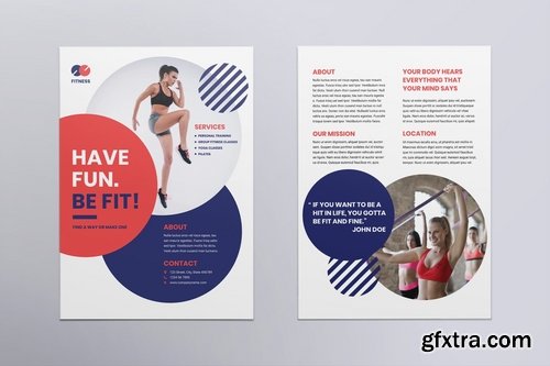 Fitness Trainer Coach Flyer