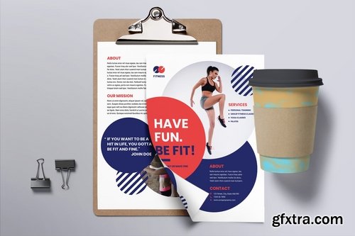 Fitness Trainer Coach Flyer