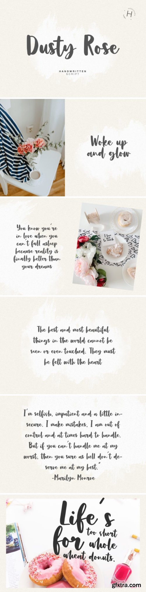 Dusty Rose Font