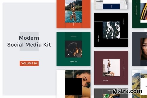 Modern Social Media Kit (Vol. 10)