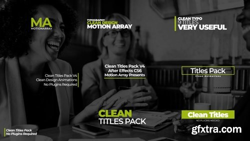 MotionArray Clean Titles Pack V4 217951