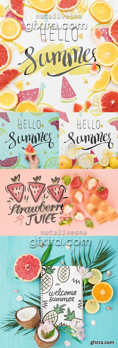 Hello Summer design Mockup Pack