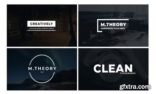 Videohive - 100 Minimal Titles - 23265961