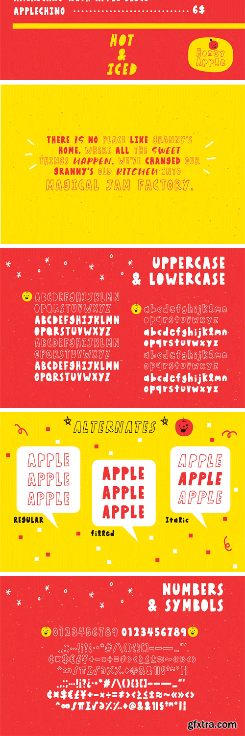 CM - Honey Apple - Juicy Typeface 3702921