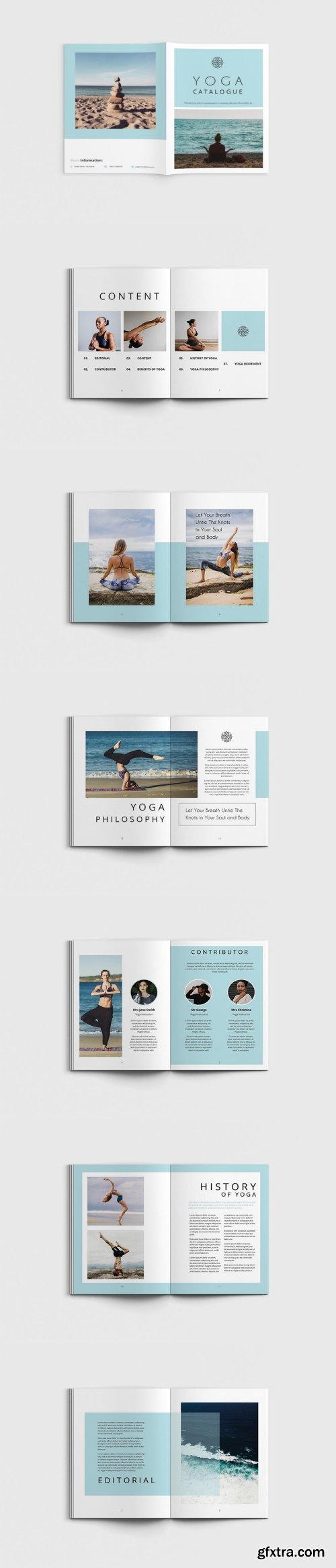 Namaste - A4 Yoga Brochure Template