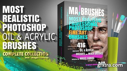 Realistic Photoshop Oil & Acrylic Brushes