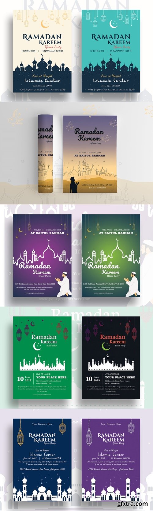 Ramadan Kareem Day Flyer Bundle