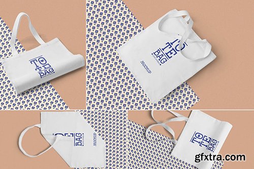 Cotton Tote Bag Mockups