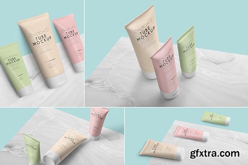 Tube Packaging Mockups