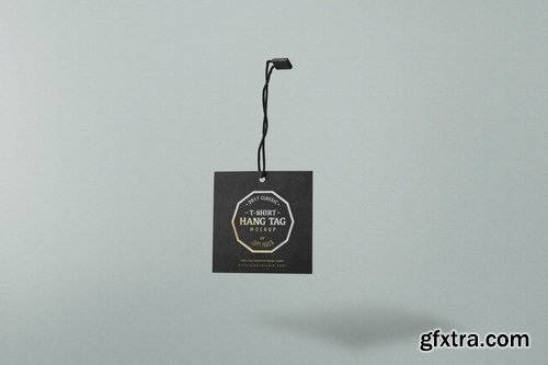 Square Label Tag Mockups