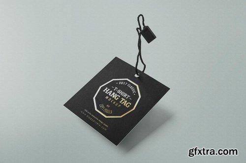 Square Label Tag Mockups