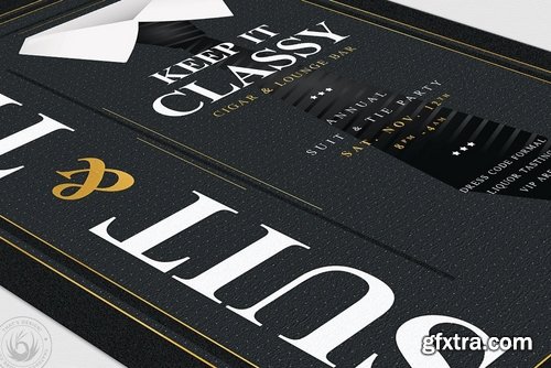 Suit and Tie Flyer Template V4