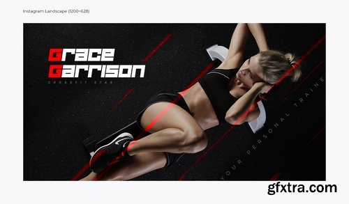 Female Personal Fitness Trainer – Social Media Kit