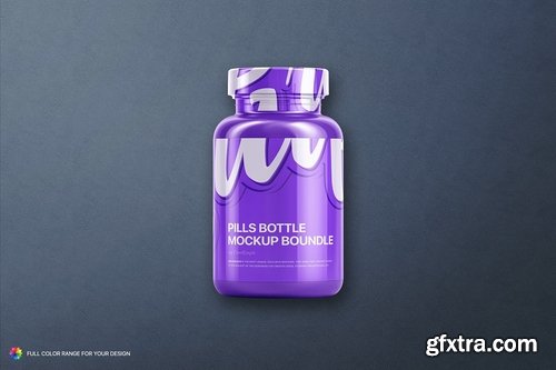 Pills, Syrup Bottle Mockup Bundle