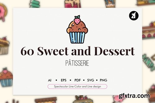 60 Sweet and dessert elements