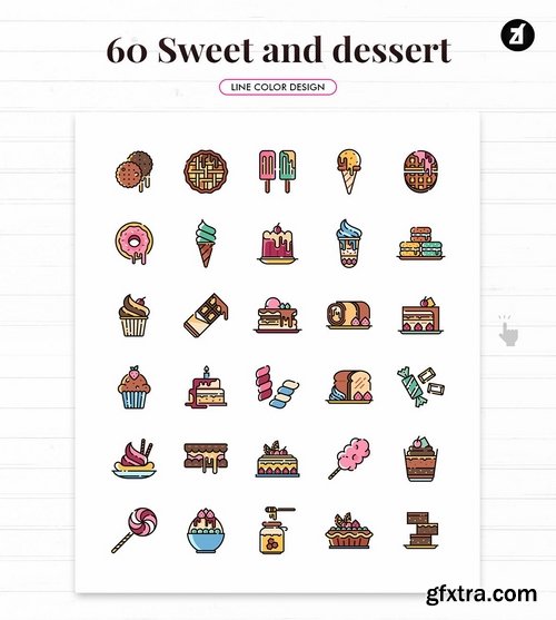 60 Sweet and dessert elements