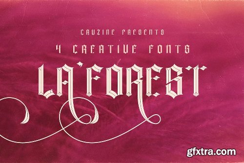 CreativeMarket Vintage Bundle 249 Fonts & 414 Logos 3264710