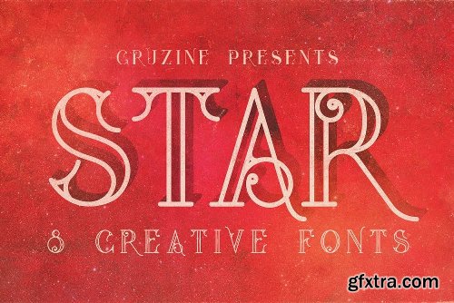 CreativeMarket Vintage Bundle 249 Fonts & 414 Logos 3264710